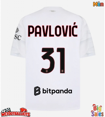 AC Milan Strahinja Pavlovic #31 Replica Away Stadium Shirt 2026-27 Short Sleeve